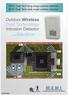 M.A.M.I. Silentron. Outdoor Wireless Dual Technology Intrusion Detector
