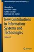 New Contributions in Information Systems and Technologies Volume 1. Álvaro Rocha Ana Maria Correia Sandra Costanzo Luís Paulo Reis Editors