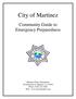 City of Martinez. Community Guide to Emergency Preparedness