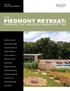 Piedmont Retreat: The. Case Study: Graham Landscape Architecture. Nestled at the base of. the Shenandoah foothills. in Bluemont, Virginia, the