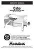 OWNER S MANUAL. Cabo. Adventurer Series Gas Grill Model A10-703
