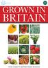 Grown in britain YoUr GUiDE to british FrESH produce