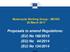 Motorcycle Working Group MCWG 28 March Proposals to amend Regulations: (EU) No 168/2013 (EU) No 44/2014 (EU) No 134/2014