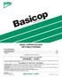 BASIC COPPER SULFATE WETTABLE POWDER ACTIVE INGREDIENT ELEMENTAL COPPER*... 53% INERT INGREDIENTS... 47% TOTAL...100% * FROM BASIC COPPER SULFATE