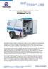 Self-supporting hot water high pressure cleaner on trailer Designed for Weed Control WeedMaster TM 221