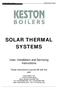 SOLAR THERMAL SYSTEMS