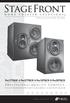 Installation Guide. Pro1770LCR Pro2770LCR Pro1870LCR Pro2870LCR. Professional Quality, Compact, Left/Center/Right Channel Loudspeaker