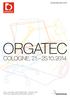 ORGATEC COLOGNE, THE LEADING INTERNATIONAL TRADE FAIR FOR THE MODERN WORKING WORLD