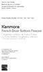Kenmore. French Door Bottom Freezer Congelador Inferior de Puerta Doble La Porte-fenêtre Congélateur Inférieur