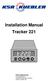 Installation Manual Tracker 221
