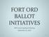 FORT ORD BALLOT INITIATIVES. MPC Governing Board Meeting September 25, 2013