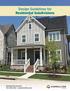 Design Guidelines for Residential Subdivisions