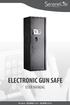 ELECTRONIC GUN SAFE USER MANUAL. Models: SLSFE61GN - SLSFE63GN