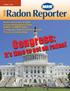 Congress: Radon Reporter. it s time to act on radon! THE