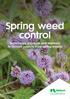 Spring weed control. Techniques, products and methods to reclaim pasture from spring weeds