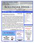 Bollinger Hills. By Victor Petersen BHHOA President. of Bollinger Hills Homeowners Association President s Message 1 & 2! IF YOU NEED TO: GO TO: