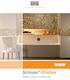 Photo: Villeroy & Boch. Schluter -Profiles. Details make the difference