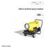 en Direct oil-fired space heaters HD... Operator's manual