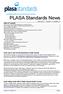 Table of Contents Final Call on Two PLASA Standards in Public Review