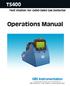 Operations Manual TS400. Test Station for G450/G460 Gas Detector