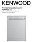 Freestanding Dishwasher KDW60X16. installation / instructions manual