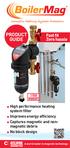 PRODUCT GUIDE. High performance heating system filter Improves energy efficiency Captures magnetic and nonmagnetic.