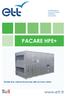 ENVIRONMENTAL CLIMATE CONTROL EQUIPMENT & SOLUTIONS PACARE HPE+ Double flow vertical heat pump with recovery wheel.