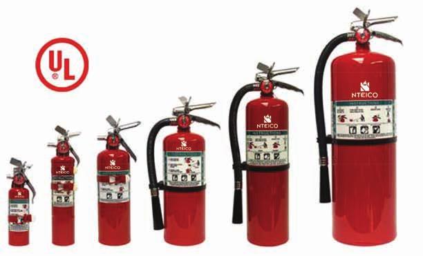 UL APPROVED FIRE EXTINGUISHERS Three Sizes: 2.