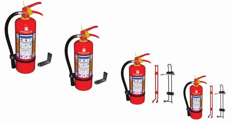 DRY POWDER FIRE EXTINGUISHERS Portable dry powder fire extinguisher is made up of ABC dry power, which is applied to extinguish solid materials, inflammable liquids, combustible gases, organic