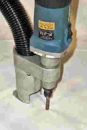 Fits Makita DGO800C Die Grinder - dust is extracted from brick joints for increased Glitter Bit cutting