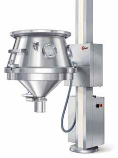 Some examples: Lifting column LD 120 Granulation line in compact design