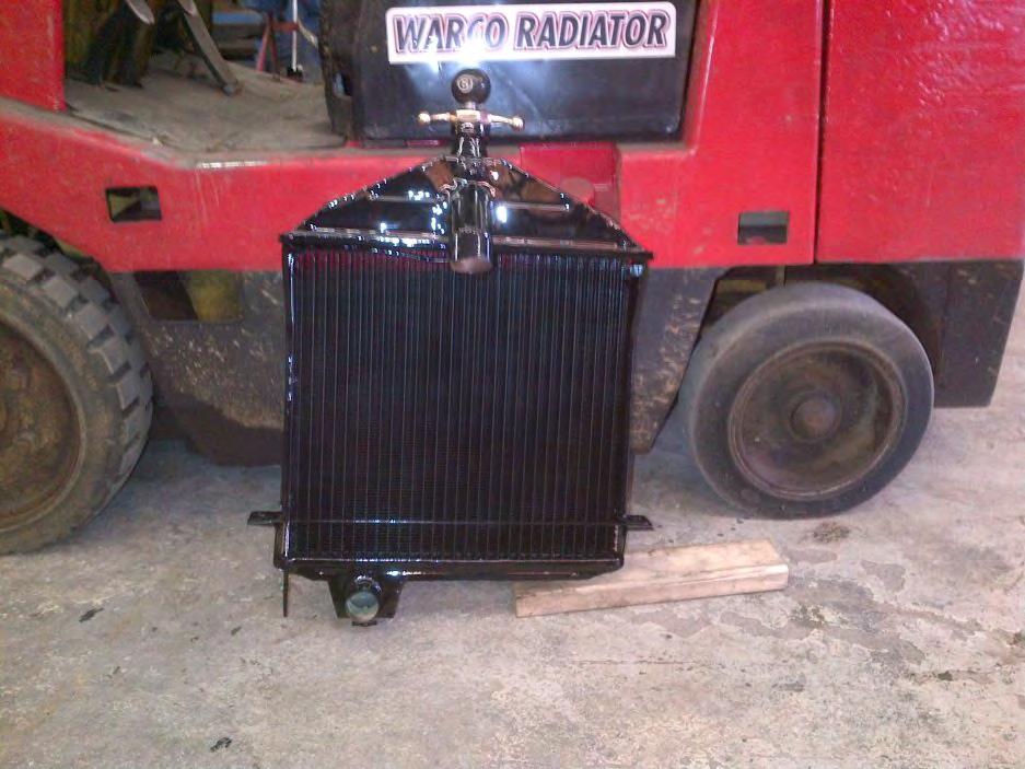 We make custom radiators like this 1914 model T from scratch Ultrasonic Cleaning *With this new method of Cleaning we have a quicker turnaround which is also environmentally friendly.