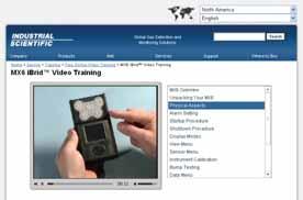 Training and Support Tools 5 3 PROFESSIONAL ONLINE TRAINING COURSES Industrial Scientific s professional online training courses capture the classroom training experience in an online format.
