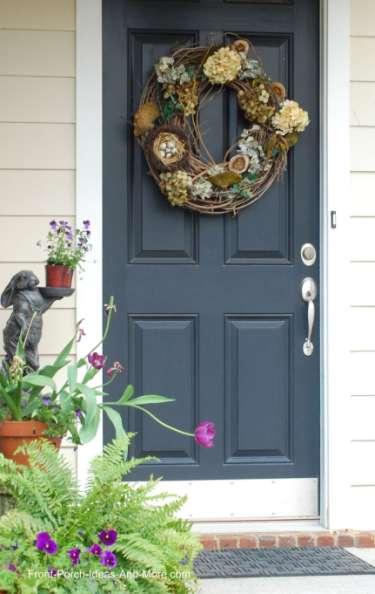 Front Door Wreaths Placing an attractive wreath on your front door can add yet another dimension to your front porch.