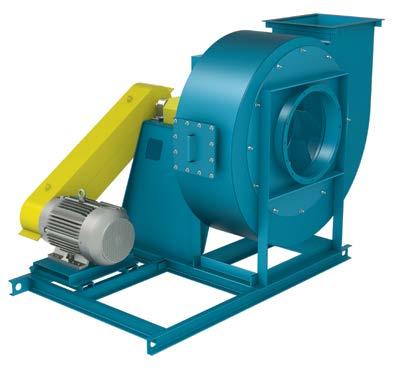 Radial laded Fans Compact & Industrial Fans JRW, RO, RA Designed for industrial process applications. RO/RA - 12.25" to 33" wheel diameters JRW - 8.75" to 15.