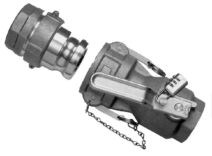 TANK VALVES - CHEMICAL - SECTION ONE SEAL FAST, INC. DRY DISCONNECT COUPLINGS Seal Fast Inc. dry disconnect fittings are interchangeable with Civacon dry disconnect fittings.
