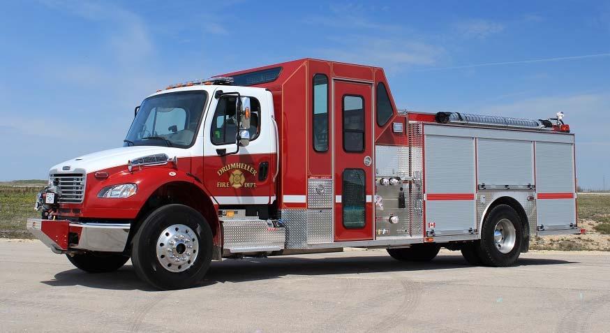 This 2012 Freightliner M2/Fort Garry pumper was recently sent to