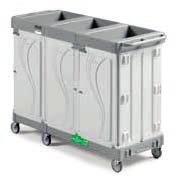 Multipurpose trolleys ALPHA GENERAL LINE Specific versions ifor the basic cleaning operations, such as