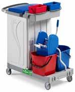 ALPHA 0601019 - plastic trolley WET MOPPING LINE Specific versions for all the main cleaning