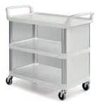 Housekeeping trolleys SILVER Silver trolleys are practical and handy service trolleys, ideal for hotels,
