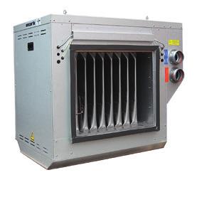 air heater (> 106% efficiency) C Gas-fired air heater module.