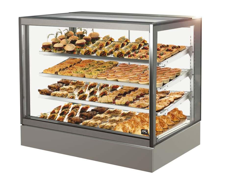 Created for the busy food service business wanting to display a large quantity or wide variety of food.