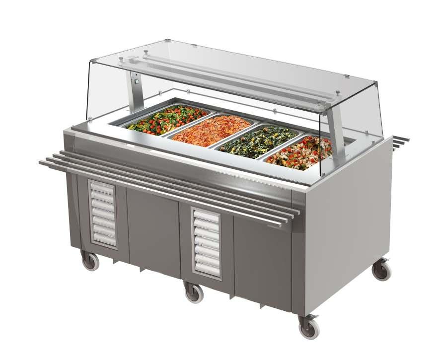 The GN Series is the ideal choice for your buffet, salad bar or refrigerated food display.