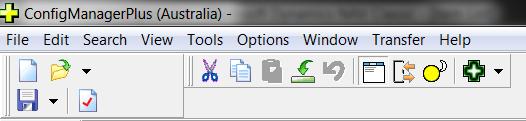5.2 The Extended Menu and Toolbar Figure 99: The Extended Functions Menu and Toolbar 5.2.1 File New (Project) [CTRL+N] Select this option to start a new project.