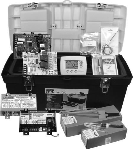 Thermostat Kit Kit includes common replacement items a service technician would need for the job as well as a complete HSI cross reference guide Description Universal HSI, Flame Sensor, Ignition