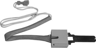 mounting bracket, high temp sleeving & stainless steel clip 3/16" QC, stainless steel shield & high temp sleeving