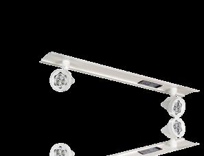 ARCHITECTURAL TS Series 6, 12 and 24 Volt T-Bar Units Each unit comes with two (2) off-white EF-18 lamp heads (standard) with one 9W wedge-based lamp per head.