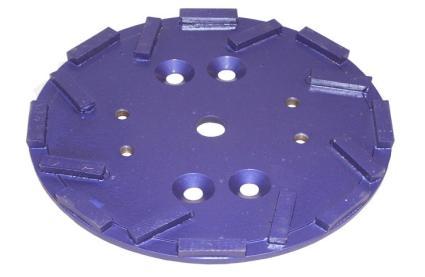 6405 Button head 250mm 16 segment (blue) For the removal of the thicker adhesive on sand / cement screed whether open