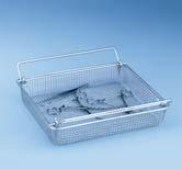 instruments Hung into basket H 85, W 60, D 60 mm E 379 Insert 1/2 For various utensils 0.8 mm wire mesh 1.