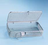 MIS accessories E 451 Insert 1/6 Mesh tray with lid for small instruments Wire gauge: 1 mm base 0.